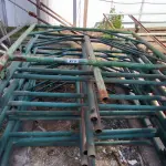 LOTE 279 - 01 LOTE COM GRADES EM FERRO NA COR VERDE (NO ESTADO)
