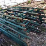 LOTE 279 - 01 LOTE COM GRADES EM FERRO NA COR VERDE (NO ESTADO)