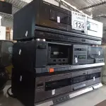 LOTE 124 - 03 APARELHOS STÉREO CASSETE DECK MARCAS E MODELOS DIVERSOS. (NO ESTADO) ATENÇÃO! FAZER A VISITAÇÃO ANTES DE ARREMATAR, NÃO SABEMOS SE FUNCIONA. LEILÃO NÃO TEM GARANTIA E NEM DEVOLUÇÃO, SUJEITO A POSSÍVEIS AVARIAS VISÍVEIS/OCULTAS E/OU AUSÊNCIA DE COMPONENTES.