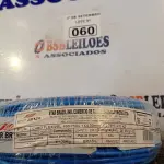 LOTE 060 - 01 ROLO DE CABO FLEXÍVEL 100M, 4MM NA COR AZUL. (NO ESTADO) ATENÇÃO! FAZER A VISITAÇÃO ANTES DE ARREMATAR, NÃO SABEMOS SE FUNCIONA. LEILÃO NÃO TEM GARANTIA E NEM DEVOLUÇÃO, SUJEITO A POSSÍVEIS AVARIAS VISÍVEIS/OCULTAS E/OU AUSÊNCIA DE COMPONENTES.