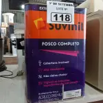 LOTE 118 - 01 LATA DE TINTA SUVINIL INTERIORES /EXTERIORES SEM CHEIRO 18L NA COR FOSCO BRANCO NEVE. (NO ESTADO) ATENÇÃO! FAZER A VISITAÇÃO ANTES DE ARREMATAR, NÃO SABEMOS SE FUNCIONA. LEILÃO NÃO TEM GARANTIA E NEM DEVOLUÇÃO, SUJEITO A POSSÍVEIS AVARIAS VISÍVEIS/OCULTAS E/OU AUSÊNCIA DE COMPONENTES.