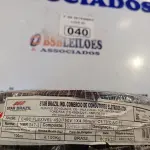 LOTE 040 - 01 ROLO DE CABO FLEXÍVEL 100M, 4MM NA COR PRETA. (NO ESTADO) ATENÇÃO! FAZER A VISITAÇÃO ANTES DE ARREMATAR, NÃO SABEMOS SE FUNCIONA. LEILÃO NÃO TEM GARANTIA E NEM DEVOLUÇÃO, SUJEITO A POSSÍVEIS AVARIAS VISÍVEIS/OCULTAS E/OU AUSÊNCIA DE COMPONENTES.