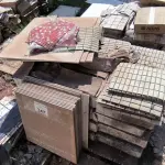 LOTE 347 - 01 LOTE COM PASTILHAS E PISOS DIVERSAS CORES (NO ESTADO)