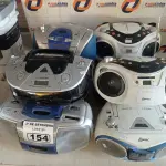 LOTE 154 - 10 APARELHOS DE SOM MARCAS E MODELOS DIVERSOS COM AVARIAS. (NO ESTADO) ATENÇÃO! FAZER A VISITAÇÃO ANTES DE ARREMATAR, NÃO SABEMOS SE FUNCIONA. LEILÃO NÃO TEM GARANTIA E NEM DEVOLUÇÃO, SUJEITO A POSSÍVEIS AVARIAS VISÍVEIS/OCULTAS E/OU AUSÊNCIA DE COMPONENTES.