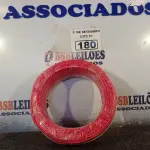 LOTE 180 - 01 ROLO DE CABO FLEXÍVEL 100M, 2,5MM NA COR VERMELHA. (NO ESTADO) ATENÇÃO! FAZER A VISITAÇÃO ANTES DE ARREMATAR, NÃO SABEMOS SE FUNCIONA. LEILÃO NÃO TEM GARANTIA E NEM DEVOLUÇÃO, SUJEITO A POSSÍVEIS AVARIAS VISÍVEIS/OCULTAS E/OU AUSÊNCIA DE COMPONENTES.