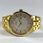 LOTE 683 - RELÓGIO DE PULSO CITIZEN ORIGINAL DOURADO, SEM USO. (NO ESTADO)