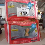 LOTE 135 - 02 CAIXAS DE REVESTIMENTO IMPERMEABILIZANTE FLEXÍVEL DRYKOTEC 7700 18KG. (NO ESTADO) ATENÇÃO! FAZER A VISITAÇÃO ANTES DE ARREMATAR, NÃO SABEMOS SE FUNCIONA. LEILÃO NÃO TEM GARANTIA E NEM DEVOLUÇÃO, SUJEITO A POSSÍVEIS AVARIAS VISÍVEIS/OCULTAS E/OU AUSÊNCIA DE COMPONENTES.