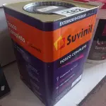 LOTE 182 - 01 LATA DE TINTA SUVINIL INTERIORES /EXTERIORES SEM CHEIRO 18L NA COR FOSCO BRANCO NEVE. (NO ESTADO) ATENÇÃO! FAZER A VISITAÇÃO ANTES DE ARREMATAR, NÃO SABEMOS SE FUNCIONA. LEILÃO NÃO TEM GARANTIA E NEM DEVOLUÇÃO, SUJEITO A POSSÍVEIS AVARIAS VISÍVEIS/OCULTAS E/OU AUSÊNCIA DE COMPONENTES.