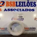LOTE 140 - 01 ROLO DE CABO FLEXÍVEL 100M, 2,5MM NA COR VERDE. (NO ESTADO) ATENÇÃO! FAZER A VISITAÇÃO ANTES DE ARREMATAR, NÃO SABEMOS SE FUNCIONA. LEILÃO NÃO TEM GARANTIA E NEM DEVOLUÇÃO, SUJEITO A POSSÍVEIS AVARIAS VISÍVEIS/OCULTAS E/OU AUSÊNCIA DE COMPONENTES.
