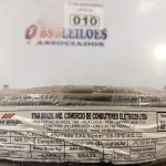 LOTE 010 - 01 ROLO DE CABO FLEXÍVEL 100M, 4MM NA COR CINZA. (NO ESTADO) ATENÇÃO! FAZER A VISITAÇÃO ANTES DE ARREMATAR, NÃO SABEMOS SE FUNCIONA. LEILÃO NÃO TEM GARANTIA E NEM DEVOLUÇÃO, SUJEITO A POSSÍVEIS AVARIAS VISÍVEIS/OCULTAS E/OU AUSÊNCIA DE COMPONENTES.