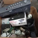 LOTE 056 - 01 DVR E VÁRIAS CÂMERAS DE SEGURANÇA. (NO ESTADO) ATENÇÃO! FAZER A VISITAÇÃO ANTES DE ARREMATAR, NÃO SABEMOS SE FUNCIONA. LEILÃO NÃO TEM GARANTIA E NEM DEVOLUÇÃO, SUJEITO A POSSÍVEIS AVARIAS VISÍVEIS/OCULTAS E/OU AUSÊNCIA DE COMPONENTES.