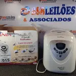 LOTE 015 - 01 PANIFICADORA MULTI PANE BRITÂNIA. (NO ESTADO) ATENÇÃO! FAZER A VISITAÇÃO ANTES DE ARREMATAR, NÃO SABEMOS SE FUNCIONA. LEILÃO NÃO TEM GARANTIA E NEM DEVOLUÇÃO, SUJEITO A POSSÍVEIS AVARIAS VISÍVEIS/OCULTAS E/OU AUSÊNCIA DE COMPONENTES.