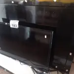 LOTE 183 - 02 TV’S MARCAS E MODELOS DIVERSOS COM AVARIAS. (NO ESTADO) ATENÇÃO! FAZER A VISITAÇÃO ANTES DE ARREMATAR, NÃO SABEMOS SE FUNCIONA. LEILÃO NÃO TEM GARANTIA E NEM DEVOLUÇÃO, SUJEITO A POSSÍVEIS AVARIAS VISÍVEIS/OCULTAS E/OU AUSÊNCIA DE COMPONENTES.