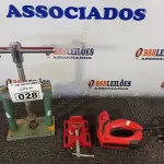 LOTE 028 - 01 GRAMPEADOR, 01 MORSA PEQUENA E 01 PRENSA. (NO ESTADO) ATENÇÃO! FAZER A VISITAÇÃO ANTES DE ARREMATAR, NÃO SABEMOS SE FUNCIONA. LEILÃO NÃO TEM GARANTIA E NEM DEVOLUÇÃO, SUJEITO A POSSÍVEIS AVARIAS VISÍVEIS/OCULTAS E/OU AUSÊNCIA DE COMPONENTES.