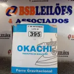 LOTE 395 - 01 FERRO GRAVITACIONAL A VAPOR. (NO ESTADO) ATENÇÃO! FAZER A VISITAÇÃO ANTES DE ARREMATAR, NÃO SABEMOS SE FUNCIONA. LEILÃO NÃO TEM GARANTIA E NEM DEVOLUÇÃO, SUJEITO A POSSÍVEIS AVARIAS VISÍVEIS/OCULTAS E/OU AUSÊNCIA DE COMPONENTES.