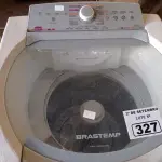 LOTE 327 - 01 MÁQUINA DE LAVAR ROUPAS MARCA BRASTEMP CAPACIDADE 11KG. (NO ESTADO) ATENÇÃO! FAZER A VISITAÇÃO ANTES DE ARREMATAR, NÃO SABEMOS SE FUNCIONA. LEILÃO NÃO TEM GARANTIA E NEM DEVOLUÇÃO, SUJEITO A POSSÍVEIS AVARIAS VISÍVEIS/OCULTAS E/OU AUSÊNCIA DE COMPONENTES.