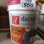 LOTE 500 - 01 BALDE DE CIMENTO QUEIMADO DACAPÓ 25KG. (NO ESTADO) ATENÇÃO! FAZER A VISITAÇÃO ANTES DE ARREMATAR, NÃO SABEMOS SE FUNCIONA. LEILÃO NÃO TEM GARANTIA E NEM DEVOLUÇÃO, SUJEITO A POSSÍVEIS AVARIAS VISÍVEIS/OCULTAS E/OU AUSÊNCIA DE COMPONENTES.