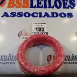 LOTE 190 - 01 ROLO DE CABO FLEXÍVEL 100M, 2,5MM NA COR VERMELHA. (NO ESTADO) ATENÇÃO! FAZER A VISITAÇÃO ANTES DE ARREMATAR, NÃO SABEMOS SE FUNCIONA. LEILÃO NÃO TEM GARANTIA E NEM DEVOLUÇÃO, SUJEITO A POSSÍVEIS AVARIAS VISÍVEIS/OCULTAS E/OU AUSÊNCIA DE COMPONENTES.