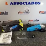 LOTE 379 - 01 ESMERILHADEIRA ANGULAR 500W 220V. (NO ESTADO) ATENÇÃO! FAZER A VISITAÇÃO ANTES DE ARREMATAR, NÃO SABEMOS SE FUNCIONA. LEILÃO NÃO TEM GARANTIA E NEM DEVOLUÇÃO, SUJEITO A POSSÍVEIS AVARIAS VISÍVEIS/OCULTAS E/OU AUSÊNCIA DE COMPONENTES.