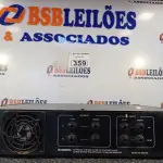 LOTE 359 - 01 AMPLIFICADOR MARCA UNIC MODELO ZX-200. (NO ESTADO) ATENÇÃO! FAZER A VISITAÇÃO ANTES DE ARREMATAR, NÃO SABEMOS SE FUNCIONA. LEILÃO NÃO TEM GARANTIA E NEM DEVOLUÇÃO, SUJEITO A POSSÍVEIS AVARIAS VISÍVEIS/OCULTAS E/OU AUSÊNCIA DE COMPONENTES.