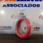 LOTE 190 - 01 ROLO DE CABO FLEXÍVEL 100M, 2,5MM NA COR VERMELHA. (NO ESTADO) ATENÇÃO! FAZER A VISITAÇÃO ANTES DE ARREMATAR, NÃO SABEMOS SE FUNCIONA. LEILÃO NÃO TEM GARANTIA E NEM DEVOLUÇÃO, SUJEITO A POSSÍVEIS AVARIAS VISÍVEIS/OCULTAS E/OU AUSÊNCIA DE COMPONENTES.