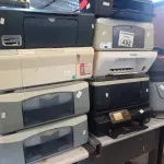 LOTE 492 - 10 IMPRESSORAS MARCAS E MODELOS DIVERSOS PARA RETIRADA DE PEÇAS. (NO ESTADO) ATENÇÃO! FAZER A VISITAÇÃO ANTES DE ARREMATAR, NÃO SABEMOS SE FUNCIONA. LEILÃO NÃO TEM GARANTIA E NEM DEVOLUÇÃO, SUJEITO A POSSÍVEIS AVARIAS VISÍVEIS/OCULTAS E/OU AUSÊNCIA DE COMPONENTES.