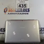 LOTE 435 - 01 TABLET SAMSUNG TAB2 10.1 COM CABO. (NO ESTADO) ATENÇÃO! FAZER A VISITAÇÃO ANTES DE ARREMATAR, NÃO SABEMOS SE FUNCIONA. LEILÃO NÃO TEM GARANTIA E NEM DEVOLUÇÃO, SUJEITO A POSSÍVEIS AVARIAS VISÍVEIS/OCULTAS E/OU AUSÊNCIA DE COMPONENTES.