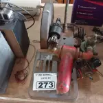 LOTE 273 - 01 BASE DE POLICORTE, 01 FILTRO DE AR,01 REGISTRO E 02 PEÇAS DE FERRO.  (NO ESTADO) ATENÇÃO! FAZER A VISITAÇÃO ANTES DE ARREMATAR, NÃO SABEMOS SE FUNCIONA. LEILÃO NÃO TEM GARANTIA E NEM DEVOLUÇÃO, SUJEITO A POSSÍVEIS AVARIAS VISÍVEIS/OCULTAS E/OU AUSÊNCIA DE COMPONENTES.