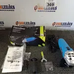 LOTE 369 - 01 ESMERILHADEIRA ANGULAR 500W 220V. (NO ESTADO) ATENÇÃO! FAZER A VISITAÇÃO ANTES DE ARREMATAR, NÃO SABEMOS SE FUNCIONA. LEILÃO NÃO TEM GARANTIA E NEM DEVOLUÇÃO, SUJEITO A POSSÍVEIS AVARIAS VISÍVEIS/OCULTAS E/OU AUSÊNCIA DE COMPONENTES.