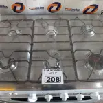 LOTE 208 - 01 FOGÃO A GÁS 06 BOCAS MARCA DAKO INCOMPLETO. (NO ESTADO) ATENÇÃO! FAZER A VISITAÇÃO ANTES DE ARREMATAR, NÃO SABEMOS SE FUNCIONA. LEILÃO NÃO TEM GARANTIA E NEM DEVOLUÇÃO, SUJEITO A POSSÍVEIS AVARIAS VISÍVEIS/OCULTAS E/OU AUSÊNCIA DE COMPONENTES.