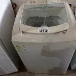 LOTE 214 - 01 MÁQUINA DE LAVAR ROUPAS MARCA CÔNSUL CAPACIDADE 10KG. (NO ESTADO) ATENÇÃO! FAZER A VISITAÇÃO ANTES DE ARREMATAR, NÃO SABEMOS SE FUNCIONA. LEILÃO NÃO TEM GARANTIA E NEM DEVOLUÇÃO, SUJEITO A POSSÍVEIS AVARIAS VISÍVEIS/OCULTAS E/OU AUSÊNCIA DE COMPONENTES.