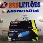 LOTE 428 - 01 ESMERILHADEIRA ANGULAR 500W 220V. (NO ESTADO) ATENÇÃO! FAZER A VISITAÇÃO ANTES DE ARREMATAR, NÃO SABEMOS SE FUNCIONA. LEILÃO NÃO TEM GARANTIA E NEM DEVOLUÇÃO, SUJEITO A POSSÍVEIS AVARIAS VISÍVEIS/OCULTAS E/OU AUSÊNCIA DE COMPONENTES.