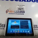 LOTE 421 - 01 TABLET SAMSUNG TAB2 10.1 COM CABO. (NO ESTADO) ATENÇÃO! FAZER A VISITAÇÃO ANTES DE ARREMATAR, NÃO SABEMOS SE FUNCIONA. LEILÃO NÃO TEM GARANTIA E NEM DEVOLUÇÃO, SUJEITO A POSSÍVEIS AVARIAS VISÍVEIS/OCULTAS E/OU AUSÊNCIA DE COMPONENTES.