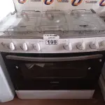 LOTE 199 - 01 FOGÃO A GÁS 05 BOCAS COM AVARIAS. (NO ESTADO) ATENÇÃO! FAZER A VISITAÇÃO ANTES DE ARREMATAR, NÃO SABEMOS SE FUNCIONA. LEILÃO NÃO TEM GARANTIA E NEM DEVOLUÇÃO, SUJEITO A POSSÍVEIS AVARIAS VISÍVEIS/OCULTAS E/OU AUSÊNCIA DE COMPONENTES.