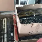LOTE 498 - 01 LOTE COM GRANDE QUANTIDADE DE TECLADOS PARA PC MARCAS E MODELOS DIVERSOS. (NO ESTADO) ATENÇÃO! FAZER A VISITAÇÃO ANTES DE ARREMATAR, NÃO SABEMOS SE FUNCIONA. LEILÃO NÃO TEM GARANTIA E NEM DEVOLUÇÃO, SUJEITO A POSSÍVEIS AVARIAS VISÍVEIS/OCULTAS E/OU AUSÊNCIA DE COMPONENTES.
