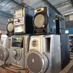 LOTE 279 - 06 APARELHOS DE SOM MARCAS E MODELOS DIVERSOS. (NO ESTADO) ATENÇÃO! FAZER A VISITAÇÃO ANTES DE ARREMATAR, NÃO SABEMOS SE FUNCIONA. LEILÃO NÃO TEM GARANTIA E NEM DEVOLUÇÃO, SUJEITO A POSSÍVEIS AVARIAS VISÍVEIS/OCULTAS E/OU AUSÊNCIA DE COMPONENTES.