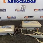 LOTE 243 - 01 ULTRASSOM E 01 ELETROESTIMULADOR PARA FISIOTERAPIA. (NO ESTADO) ATENÇÃO! FAZER A VISITAÇÃO ANTES DE ARREMATAR, NÃO SABEMOS SE FUNCIONA. LEILÃO NÃO TEM GARANTIA E NEM DEVOLUÇÃO, SUJEITO A POSSÍVEIS AVARIAS VISÍVEIS/OCULTAS E/OU AUSÊNCIA DE COMPONENTES.