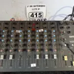 LOTE 415 - 01 MESA DE SOM MARCA WATTISOM MODELO MXS 8S. (NO ESTADO) ATENÇÃO! FAZER A VISITAÇÃO ANTES DE ARREMATAR, NÃO SABEMOS SE FUNCIONA. LEILÃO NÃO TEM GARANTIA E NEM DEVOLUÇÃO, SUJEITO A POSSÍVEIS AVARIAS VISÍVEIS/OCULTAS E/OU AUSÊNCIA DE COMPONENTES.