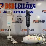 LOTE 370 - 04 MIXER PARA ALIMENTOS MARCAS E MODELOS DIVERSOS. (NO ESTADO) ATENÇÃO! FAZER A VISITAÇÃO ANTES DE ARREMATAR, NÃO SABEMOS SE FUNCIONA. LEILÃO NÃO TEM GARANTIA E NEM DEVOLUÇÃO, SUJEITO A POSSÍVEIS AVARIAS VISÍVEIS/OCULTAS E/OU AUSÊNCIA DE COMPONENTES.