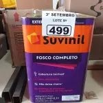 LOTE 499 - 01 LATA DE TINTA SUVINIL INTERIORES /EXTERIORES SEM CHEIRO 18L NA COR FOSCO BRANCO NEVE. (NO ESTADO) ATENÇÃO! FAZER A VISITAÇÃO ANTES DE ARREMATAR, NÃO SABEMOS SE FUNCIONA. LEILÃO NÃO TEM GARANTIA E NEM DEVOLUÇÃO, SUJEITO A POSSÍVEIS AVARIAS VISÍVEIS/OCULTAS E/OU AUSÊNCIA DE COMPONENTES.