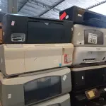 LOTE 492 - 10 IMPRESSORAS MARCAS E MODELOS DIVERSOS PARA RETIRADA DE PEÇAS. (NO ESTADO) ATENÇÃO! FAZER A VISITAÇÃO ANTES DE ARREMATAR, NÃO SABEMOS SE FUNCIONA. LEILÃO NÃO TEM GARANTIA E NEM DEVOLUÇÃO, SUJEITO A POSSÍVEIS AVARIAS VISÍVEIS/OCULTAS E/OU AUSÊNCIA DE COMPONENTES.