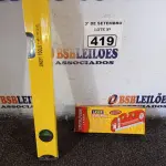 LOTE 419 - 01 NÍVEL A LASER E 01 NÍVEL DE MÃO. (NO ESTADO) ATENÇÃO! FAZER A VISITAÇÃO ANTES DE ARREMATAR, NÃO SABEMOS SE FUNCIONA. LEILÃO NÃO TEM GARANTIA E NEM DEVOLUÇÃO, SUJEITO A POSSÍVEIS AVARIAS VISÍVEIS/OCULTAS E/OU AUSÊNCIA DE COMPONENTES.
