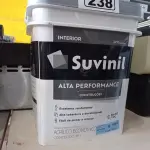 LOTE 238 - 01 BALDE DE TINTA SUVINIL INTERIORES ACRÍLICO FOSCO 18L NA COR FOSCO BRANCO. (NO ESTADO) ATENÇÃO! FAZER A VISITAÇÃO ANTES DE ARREMATAR, NÃO SABEMOS SE FUNCIONA. LEILÃO NÃO TEM GARANTIA E NEM DEVOLUÇÃO, SUJEITO A POSSÍVEIS AVARIAS VISÍVEIS/OCULTAS E/OU AUSÊNCIA DE COMPONENTES.