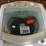 LOTE 309 - 01 MÁQUINA DE LAVAR ROUPAS MARCA CÔNSUL CAPACIDADE 10KG 220V. (NO ESTADO) ATENÇÃO! FAZER A VISITAÇÃO ANTES DE ARREMATAR, NÃO SABEMOS SE FUNCIONA. LEILÃO NÃO TEM GARANTIA E NEM DEVOLUÇÃO, SUJEITO A POSSÍVEIS AVARIAS VISÍVEIS/OCULTAS E/OU AUSÊNCIA DE COMPONENTES.
