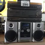 LOTE 290 - 04 APARELHOS E VÁRIAS CAIXAS DE SOM MARCAS E MODELOS DIVERSOS. (NO ESTADO) ATENÇÃO! FAZER A VISITAÇÃO ANTES DE ARREMATAR, NÃO SABEMOS SE FUNCIONA. LEILÃO NÃO TEM GARANTIA E NEM DEVOLUÇÃO, SUJEITO A POSSÍVEIS AVARIAS VISÍVEIS/OCULTAS E/OU AUSÊNCIA DE COMPONENTES.