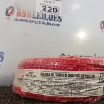 LOTE 220 - 01 ROLO DE CABO FLEXÍVEL 100M, 2,5MM NA COR VERMELHA. (NO ESTADO) ATENÇÃO! FAZER A VISITAÇÃO ANTES DE ARREMATAR, NÃO SABEMOS SE FUNCIONA. LEILÃO NÃO TEM GARANTIA E NEM DEVOLUÇÃO, SUJEITO A POSSÍVEIS AVARIAS VISÍVEIS/OCULTAS E/OU AUSÊNCIA DE COMPONENTES.