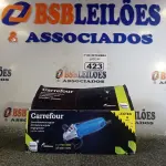 LOTE 423 - 01 ESMERILHADEIRA ANGULAR 500W 220V. (NO ESTADO) ATENÇÃO! FAZER A VISITAÇÃO ANTES DE ARREMATAR, NÃO SABEMOS SE FUNCIONA. LEILÃO NÃO TEM GARANTIA E NEM DEVOLUÇÃO, SUJEITO A POSSÍVEIS AVARIAS VISÍVEIS/OCULTAS E/OU AUSÊNCIA DE COMPONENTES.