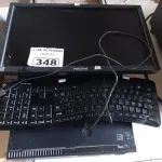 LOTE 348 - 01 CPU, 01 MONITOR E 01 TECLADO. (NO ESTADO) ATENÇÃO! FAZER A VISITAÇÃO ANTES DE ARREMATAR, NÃO SABEMOS SE FUNCIONA. LEILÃO NÃO TEM GARANTIA E NEM DEVOLUÇÃO, SUJEITO A POSSÍVEIS AVARIAS VISÍVEIS/OCULTAS E/OU AUSÊNCIA DE COMPONENTES.