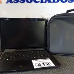 LOTE 412 - 01 NOTEBOOK POSITIVO COM PASTA. (NO ESTADO) ATENÇÃO! FAZER A VISITAÇÃO ANTES DE ARREMATAR, NÃO SABEMOS SE FUNCIONA. LEILÃO NÃO TEM GARANTIA E NEM DEVOLUÇÃO, SUJEITO A POSSÍVEIS AVARIAS VISÍVEIS/OCULTAS E/OU AUSÊNCIA DE COMPONENTES.