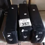 LOTE 357 - 03 NOBREAKS MARCAS SMS 700VA. (NO ESTADO) ATENÇÃO! FAZER A VISITAÇÃO ANTES DE ARREMATAR, NÃO SABEMOS SE FUNCIONA. LEILÃO NÃO TEM GARANTIA E NEM DEVOLUÇÃO, SUJEITO A POSSÍVEIS AVARIAS VISÍVEIS/OCULTAS E/OU AUSÊNCIA DE COMPONENTES.